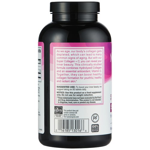 NeoCell Super Collagen Plus Vitamin C, Skin, Hair and Nails Supplement, Includes Antioxidants, Tablet, 360 Count, 1 Bottle
