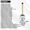 OXCANO Fuel Tank Shut Off Valve Petcock Compatible with Honda XR650L CB450T Hawk CB750K CB750F CBX1000 CM250T Custom CM450A Twin Automatik CM450C FT500 GL650D Silver Wing De-luxe VF500F Interceptor
