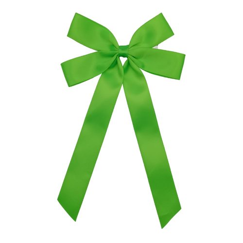 Generic 5 PCS HAIR RIBBON SATIN PONYTAIL HOLDER HAIR ACCESSORIES ALLIGATOR CLIPS HAIR BOW FOR ALL AGES (Neon)