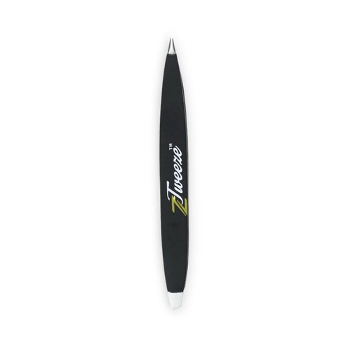 Slant and Dual Ended Point Tips Tweezers Precision Crafted for Eyebrows Ingrown Hair two in one Tweezers for Ease of use Z-Tweeze PATENTED by DreamCut