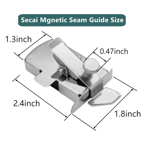 Sewing Magnetic Seam Guide for Sewing and Quilting,Secai Sewing Gauge Supplies of Sewing Product Accessories