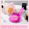 4 Pieces Bar Conditioner Bag Mesh Soap Bag Bottle Free Soap Bar Bag Bar Soap and Shampoo Bar Holder Soap Saver Bag Soap Saver Pouch Bar Soap Holder Travel Soap Bar Saver for Body Facial Cleaning