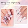 MelodySusie Nail Rhinestone Glue,Gel Nail Glue for Rhinestones for 3D Design Strong Adhesive Nail Gem Glue (2 * 12ML Rhinestone Glue)