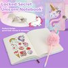 liooking Unicorn Gifts Toys for Girls Age 4 5 6 7 8 9 10,Unicorn Toy with Light Up Plush Star Pillow Unicorn Diary with Lock for Girls Age 6-8 Eye Mask for Teens Girl Christmas Birthday Gifts Ideas
