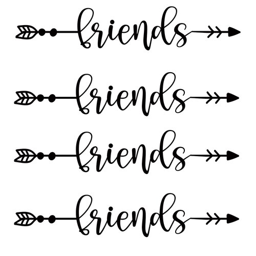 Dopetattoo arrows tattoo 6 Sheets Temporary Tattoos Friends in Boho Arrows Temporary tattoo Neck Arm Chest
