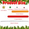 Cinrobiye Christmas Snowman DIY Craft Kit Craft Stick Christmas Tree Hanging Ornaments Hanging for Winter Christmas Party Favor Children Fun Home Classroom Activities Project