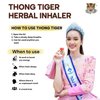 Thong Tiger Herbal Inhaler – Thai Nasal Inhaler with Menthol, Peppermint Oil & Herbal Blend for Sinus Relief, Clear Breathing & Aromatherapy – Pocket-Sized Natural Remed (1)