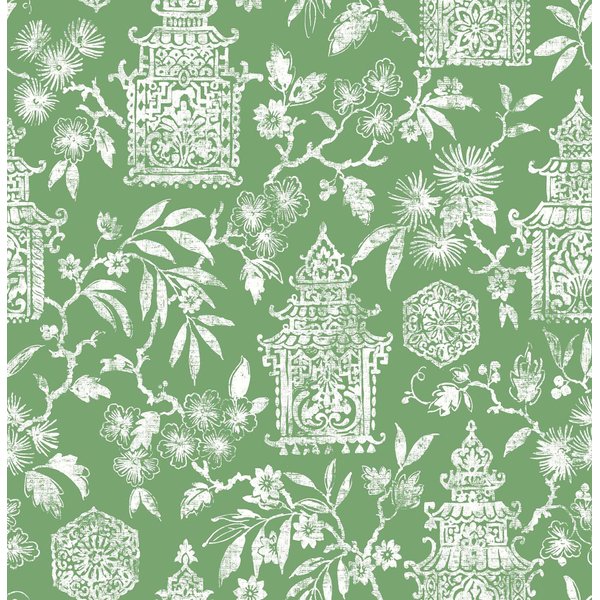 NuWallpaper NUS4036 Danson Peel & Stick Wallpaper, Green