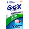 Gas-X Extra Strength Chewable Gas Relief Tablets with Simethicone 125 mg for Bloating Relief, Cherry - 72 Count