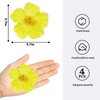 Vodolo Hawaiian Flower Hair Clips for Women,4Pcs 3.5 Inch Artificial Flower Clips,Plumeria Hibiscus Hairclip for Beach Party,Cute Summers Tropical Flower Bow Hair Accessories for Girls Holiday Gifts