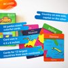 Geotoys GeoCards, World Flash Cards Geography Game, Kid Card Games for Home, School, Countries and Capitals Flash Cards, Kids Game Ages 4 and Up