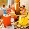 24Pcs Thanksgiving Party Favors Drinking Straws, Thanksgiving Turkey Straws Thanksgiving Party Decorations Supplies Friendsgiving Crazy Silly Straws Fall Thanksgiving Party Favors