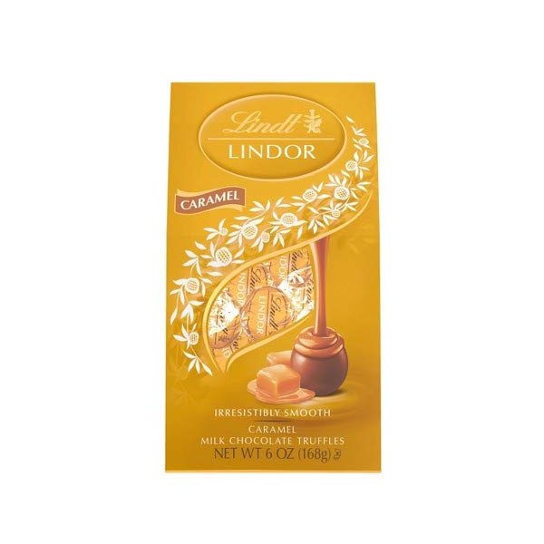 Lindt Lindor Irresistibly Smooth Caramel Milk Chocolate Truffles 6oz Bag