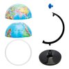 EXERZ 10" World Globe Political Map - Educational Globe - Self Assembled School Globe 10 inch Diameter