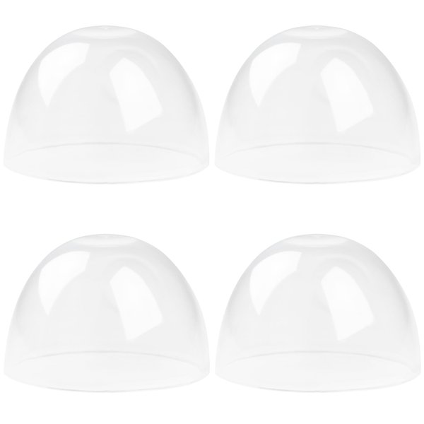 Baby Bottle Replacement Caps for Philips Avent Natural Bottles, Compatible Bottle Lid for Avent Natural Plastic and Glass Bottles, Soft and Safe PP, 4 Count