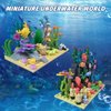 Mini Ocean Animals Building Block Set,Ocean Animals Aquarium, Under The Sea Animals Building Gifts, Ocean Block Toys for Kids Boys and Girls