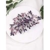 Aimimier Bridal Purple Crystal Hair Comb Amethyst Hair Piece Wedding Hair Accessories for Women and Girls (Purple)