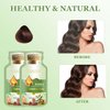 Bubble Plant New Botanical Hair Dye Shampoo - Natural Plant-Based Bubble Coloring Treatment (Coffee Color), 20ml x 10 Packs