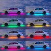 Yielinth Smart Exterior Car Lights,16 Million Colors Music Mode Neon Accent Lights Strip ,Waterproof underglow kit for car with APP & RF Remote Control,DC 12V