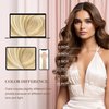 GOO GOO U Tip Hair Extensions Real Human Hair, 20inch 50g 50S, Hot Fusion U Tip Hair Extensions, Invisible Remy Hair Extensions, 18A/613A Dark Blonde Highlighted Bleach Blonde