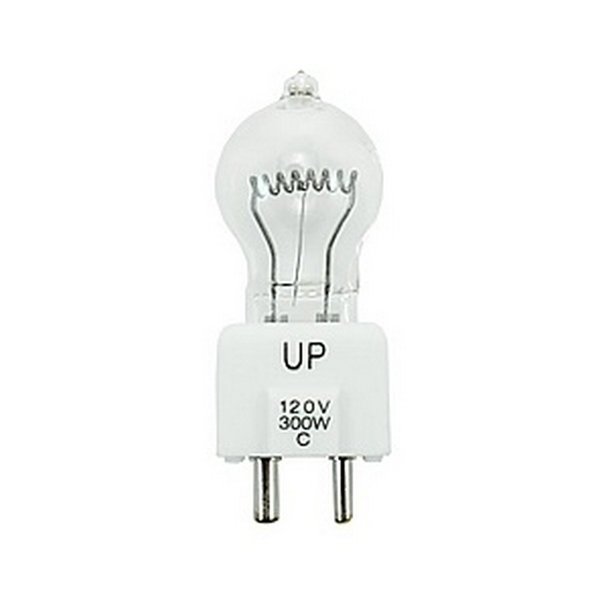 Ushio JCD120V-300WC | 300W 120V 2 Pin Prefocus Base Halogen Lightbulb