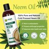 MAPL - Neem Oil- Restorative Hair Care – Indian Neem Hair Oil For Dry Damaged Hair and Growth – For Men & Women - Hair Strengthening - Neem To Prevent Dryness & Dandruff - 6.7 fl oz