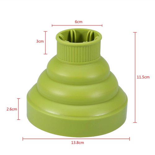 Hair Dryer Diffuser,Universal Diffuser Hair Dryer Attachment Professional Hair Diffuser Attachment Foldable Hair Diffuser ,Universal Diffuser Hair Dryer Attachment For Curly Wavy Hair, Lightweight Fol