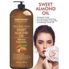 First Botany Cosmeceuticals, Cold Pressed Sweet Almond Oil - Triple AAA+ Grade Quality, For Hair, For Skin and For Face, 100% Pure and Natural with Pump dispenser, 16 fl oz