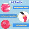 Camlinbo 15 Pcs Inflatable Flamingo Pool Toys Ring Toss Pool Game, Flamingos Luau Party Decor Hawaiian Beach Toys Carnival Outdoor Luau Party Games Party Supplies for Kids Adults Family