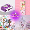 1000 Pieces of Multi Style Waterproof Stickers, 50PCS Easy DIY Keychain Bookmark Making Kit, Unicorn, Princess, Cute Animal, Arts Craft Supplies for Kids, Birthday Gifts for Boys and Girls Aged 4-8