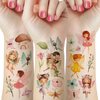 Fairy Temporary Tattoos for Kids, Fairy Party Favors, Birthday Party Decorations Supplies, Cute Gifts for Kids Adults Girls Classroom Prizes Rewards