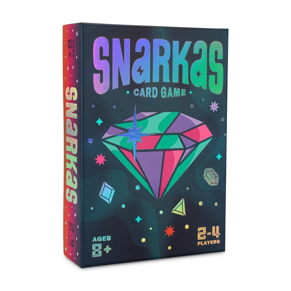 Hootenanny Games Snarkas Card Game | Gem-Collecting Adding & Matching Game | Perfect for Family Games | 2-4 Players, Ages 8+