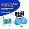 Sienbor Fast Push Game 4 Modes Screen Handheld Dance Game Machine,Brain & Memory & Reaction & Speed Training Games Toy,Birthday Gifts for Boys Girls，Fidget Games Toys for Boys Girls (Blue)