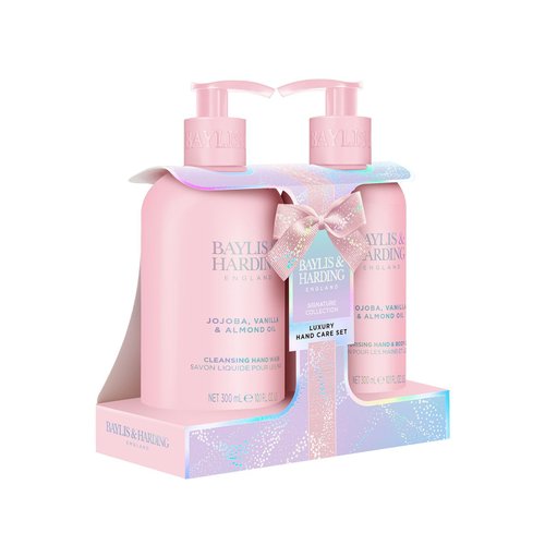 Baylis & Harding Gift Set for Women - Hand & Skincare pack - Jojoba, Vanilla & Almond Oil Indulgent - 3-Pack