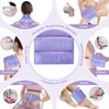 SuzziPad Heating pad Microwavable, 6.5x12” Reusable Heat Pads for Pain Relief, Moist Heating Pads for Cramps, Muscle Ache, Joints, Back Pain, Neck, Shoulder, Warmer Heat Pack (Purple)