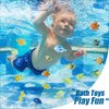 Lewtemi Fish Figure Play Set with Fake Small Assorted Tropical Tiny Fish Figurines Toys with Black Storage Bag for Sea Animals Themed Party Favors, 2 Style, 59 Pcs, Plastic