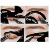 Alayna Eyeliner Stencils for Cat Eye Winged and Smokey Eyeshadow Applicators Shaper Tool Guide Sticker Eyebrow Pencil 10 Different Effects, 4 Pack
