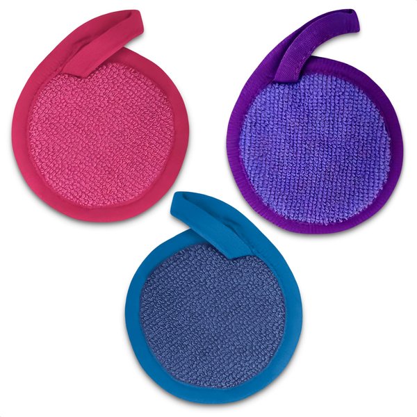 Makeup Remover Cloth Exfoliating Face Scrub - 3Pcs Microfiber Cloth Facial Blackhead Remover Reusable Eye Makeup Remover Pads Face Cleansing Wipes for Women, Men - Exfoliating Washcloth Acne Wipes