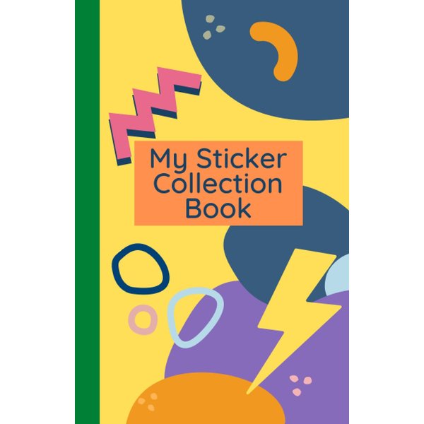 My Sticker Collection Book: Sticker collecting album