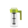 Takeya Premium Quality Iced Tea Maker with Patented Flash Chill Technology Made in the USA, BPA Free, 1 Quart, Avocado