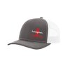 Heritage Pride Men's Homegrown Roots State Pride Embroidered Charcoal with White Mesh Back Trucker Hat-Alabama