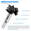 CVIUYO 1-3/8Inch Forstner Drill Bit, Hinge Jig Drill Kitchen Cupboard/Hinge Cup Drilling Hole Saw Cutter, Carbide Tipped Forstner Bit for Hard Wood, Wood Drilling Hole Saw (35MM)