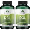 Swanson High Potency DGL (Licorice) - Herbal Supplement Promoting Digestive Health '&' GI Tract Support - Natural Stomach Soother Made with Licorice Root Extract - (90 Capsules, 750mg Each) 2 Pack