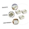 Toyvian 6 Pcs Dollhouse Basket Hamper Baskets Mini Kitchen Accessory Small House Model Miniature Furniture DIY Handicraft Accessory Small House Furniture White Fairy Container Micro Scene