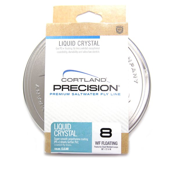 Cortland Line Flats Taper Fishing Line, Clear, Size 8