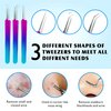 Blackhead Extractor Tools, Ybaoo 10 Pcs Professional Pimple Popper Tool Kit with Metal Case for Quick and Easy Removal of Blackheads,Pimples,Zit Removing,Facial and Nose(Colorful)