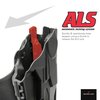 Safariland 6390 ALS Mid-Ride Level 1 Retention Duty Holster, Colt 1911 Government, Mid-Ride, STX Tactical Flat Dark Earth Brown, Right Hand