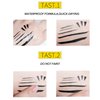 Wismee Mascara Eye Liner Eye Makeup Set Waterproof Liquid Eye Liner Stamp Mascara Black volume and length Eyelash Quick Drying Long Lasting Eye liner Pencil Cosmetic Kit with Sharpener for Women Girls