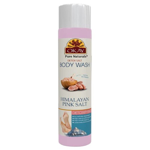 OKAY Pure Naturals- Detox Salt Body Wash- Himalayan Pink Salt 11.5oz/340ml