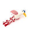 The Worthy Dog Flamingo Tough Plush Dog Toy-Small